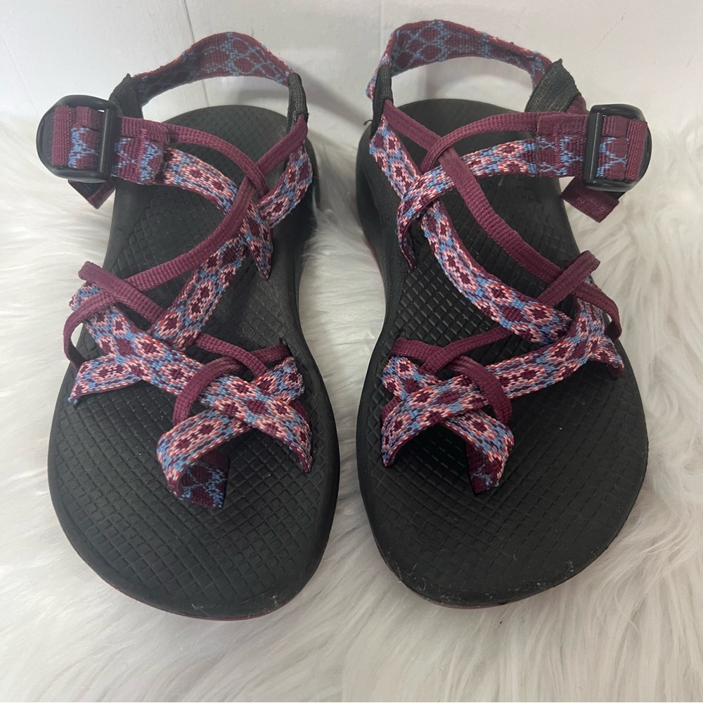 Chaco’s ZCloud X2 Remix Sporty Sandal Granola Girl Gorpcore Poplin Berry Size 6